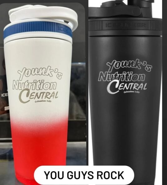 YOUNKS ICE SHAKER CUP ENGRAVED