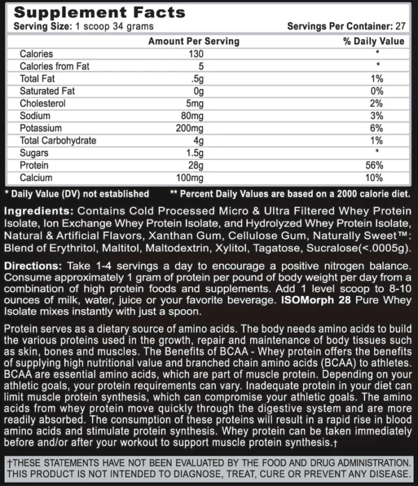 APS Isomorph Cookies and Cream 5lb - Image 2