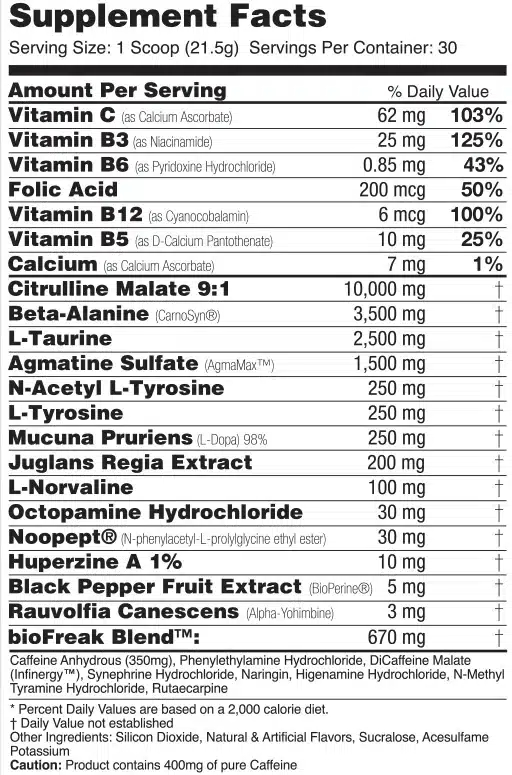 Global Formulas Super Freak OMG Strawberry Lenonade