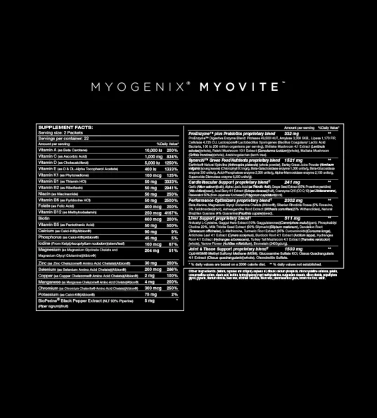Myogenix Myovite (44 pack)