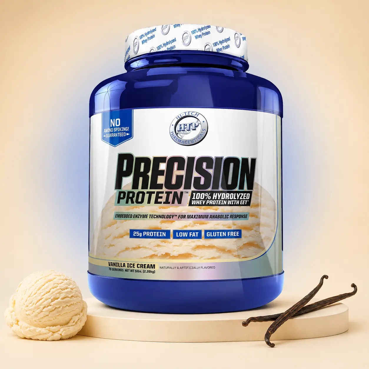 Hi-Tech Precision French Vanilla Ice Cream 5lb